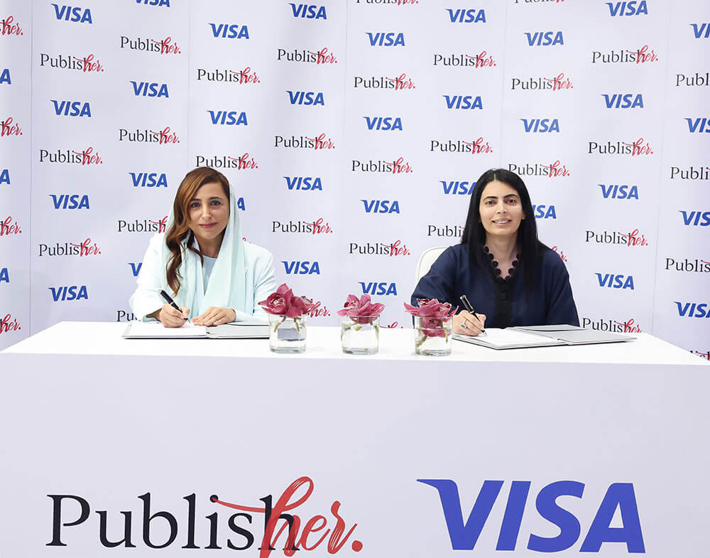 PublisHer and Visa sign agreement to collaborate on projects supporting women in publishing and promote activities in the entrepreneurial space