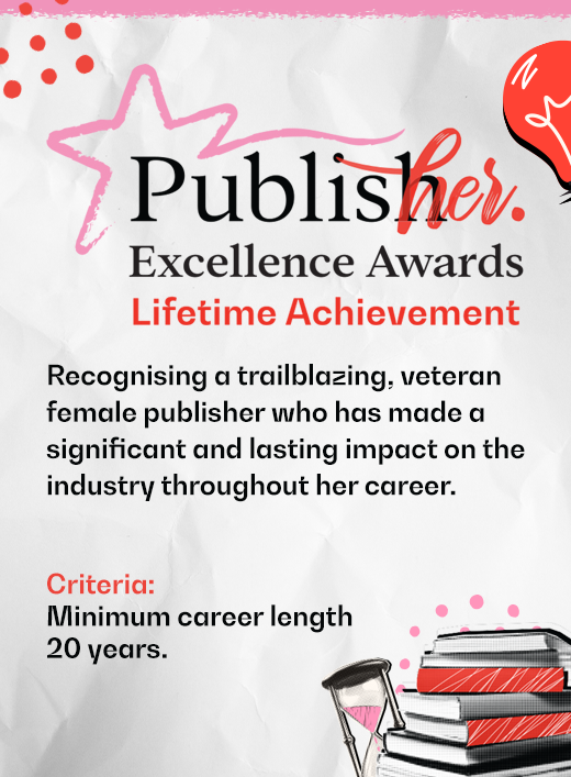 PublisHer Excellence Awards Lifetime Achievement