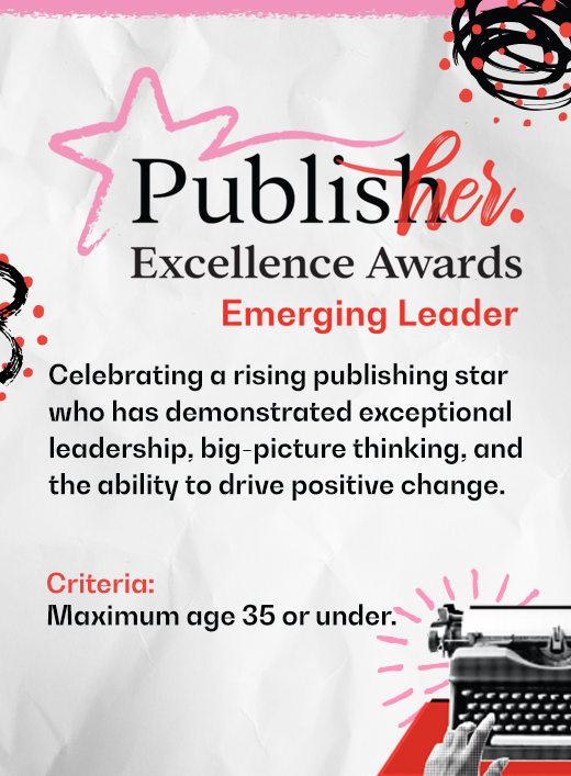 PublisHer Excellence Awards Emerging Leader